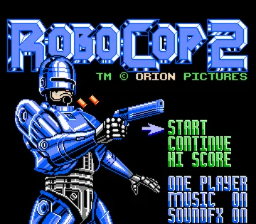 RoboCop 2 (USA) (Rev 1) screen shot title